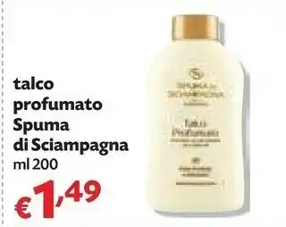 Pam Spuma di Sciampagna Talco Profumato offerta