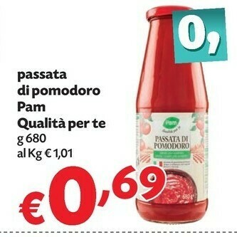 Pam Passata di pomodoro offerta