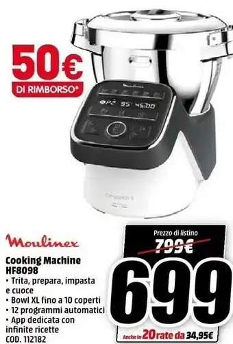 MediaWorld Moulinex Robot da cucina offerta
