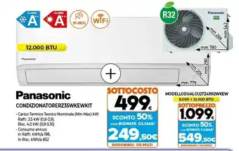Expert Panasonic Codizionatore RZ35WKEWKIT offerta