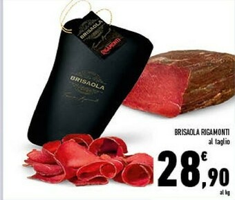 Conad Rigamonti Bresaola offerta