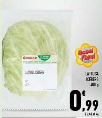 Conad Conad - Lattuga Iceberg 400 G offerta