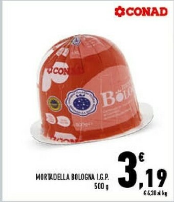 Conad Conad - Mortadella Bologna IGP 500 G(ml) offerta