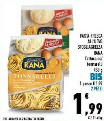 Conad Rana Pasta Fresca All'uovo Sfogliagrezza offerta