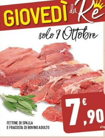 Conad Fettine Di Spalla E Fracosta Di Bovino Adulto offerta