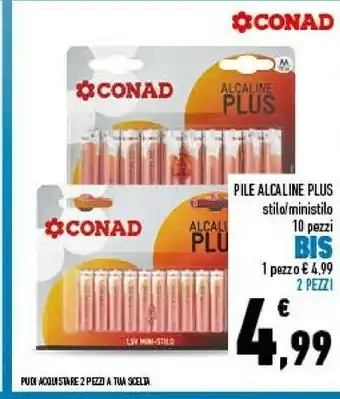 Conad Conad Pile Alcaline Plus Stila offerta