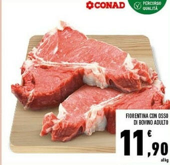 Conad Conad Fiorentina Con Osso Di Bovino Adulto offerta