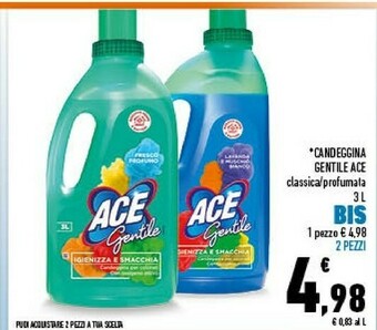 Conad Ace Candeggina Gentile offerta