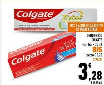Conad Colgate Dentifricio offerta