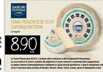 Conad Sapori & Dintorni Conad Toma Piemontese DOP offerta