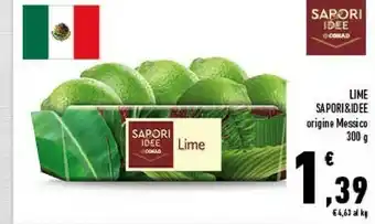 Conad Sapori&ide Lime offerta