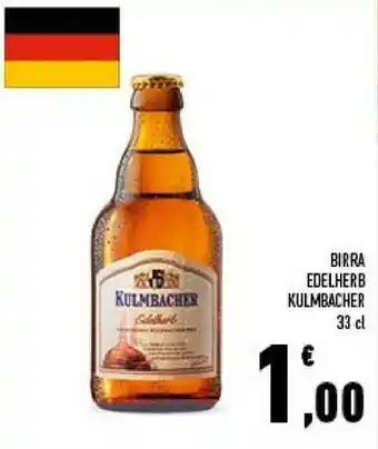 Conad Kulmbacher Birra Edelherb 33 Cl offerta