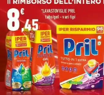 Conad Pril Lavastoviglie Tabs/ Gel offerta