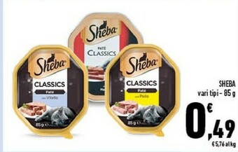 Conad Sheba Classics offerta