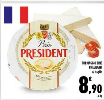 Conad Prèsident Formaggio Brie offerta