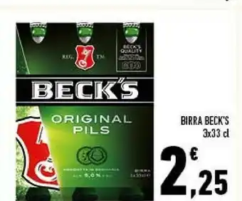 Conad Beck's Birra offerta