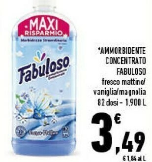 Conad Fabuloso Ammorbidente Concentrato offerta