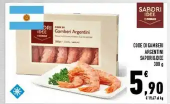 Conad Sapori Code Di Gamberi offerta