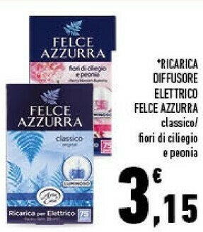 Conad Felce Azzurra Ricarica Diffusore Elettrico offerta