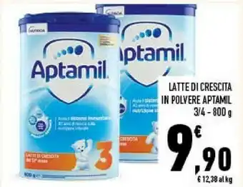 Conad Aptamil Latte Di Crescita In Polvere 3/4 offerta