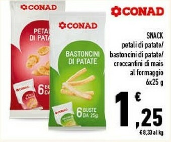 Conad Conad - Petali Di Patate 150 G(ml) offerta