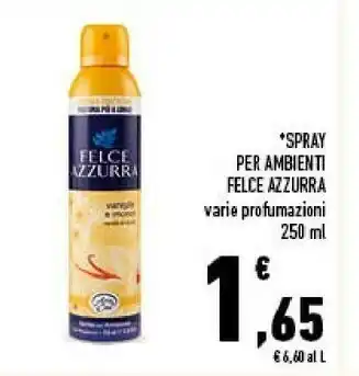 Conad Felce Azzurra Spray Per Ambienti offerta
