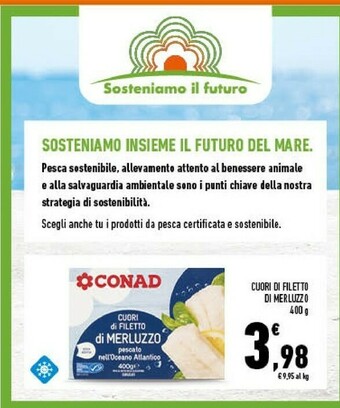 Conad Conad - Cuori Di Filetto Di Merluzzo offerta