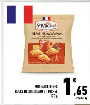 Conad St.michel Mini Madeleines Gocce Di Cioccolato offerta