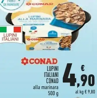 Conad Conad Lupini Italiani Alla Marinara offerta