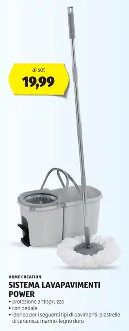 HOME CREATION SISTEMA LAVAPAVIMENTI POWER