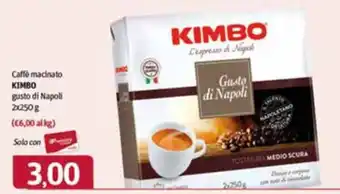 Caffè macinato KIMBO gusto di Napoli 2 x 250 g