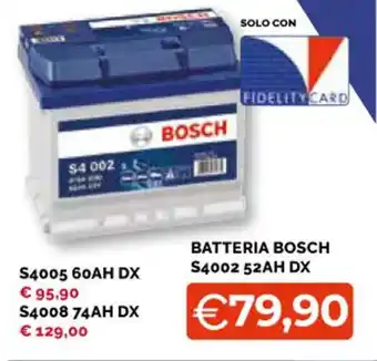 Mercatò Big BATTERIA BOSCH S4002 52AH DX offerta