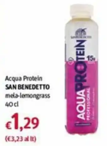 Acqua Protein SAN BENEDETTO mela-lemongrass 40 cl