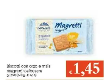 Galassia Galbusera Frollino Con Orzo E Mais Magretti 350 G(ml) offerta
