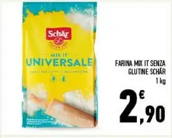 Conad Schar Farina Mix It Senza Glutine offerta