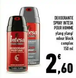 Conad Intesa Pour Homme Deodorante Spray offerta