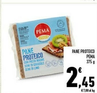Conad Pema Pane Proteico Con Segale, Semi Di Girasole E Semi Di Lino 375 G(ml) offerta