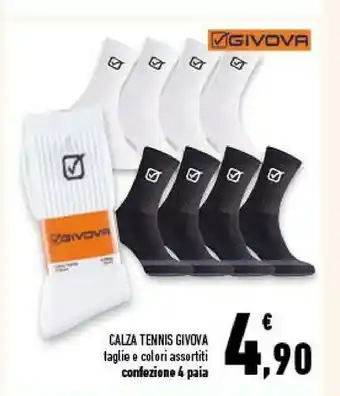 Conad Givova Calza Tennis 4 Paia offerta