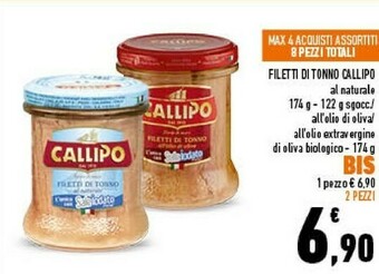 Conad Callipo Filetti Di Tonno offerta