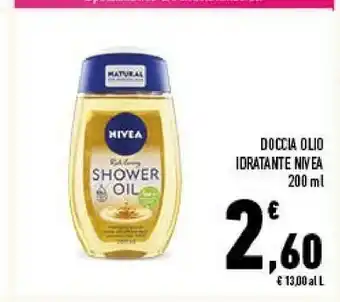 Conad Nivea Doccia Olio Idratante 200 Ml offerta