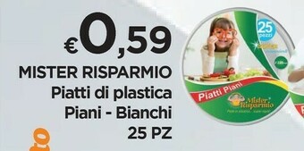 Mister Risparmio Mister Risparmio Piatti Di Plastica offerta