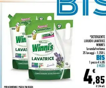 Conad Winni's Detergente Liquido Lavatrice offerta