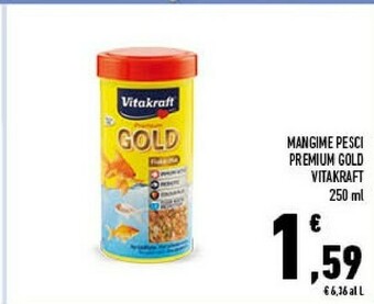 Conad Vitakraft Mangime Pesci Premium Gold offerta