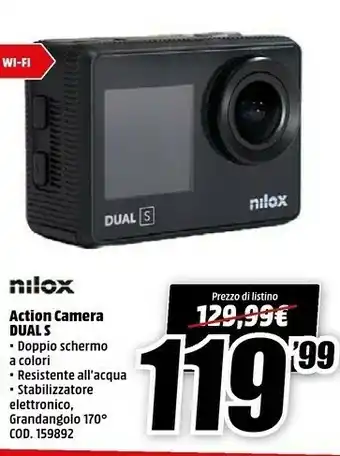 MediaWorld Nilox Action Camera offerta