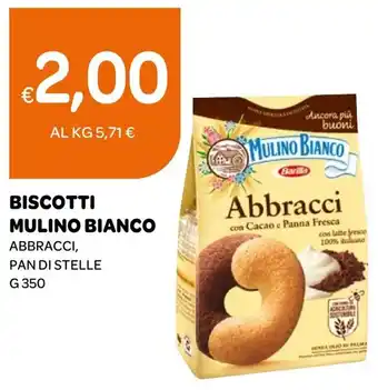 Ekom BISCOTTI MULINO BIANCO ABBRACCI, PAN DI STELLE G 350 offerta