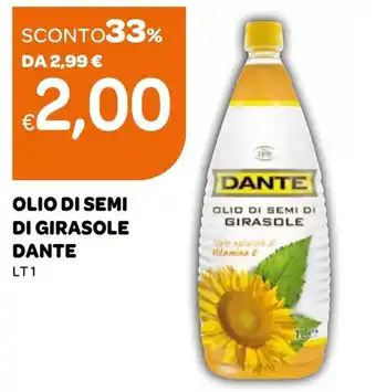 Ekom OLIO DI SEMI DI GIRASOLE DANTE LT1 offerta