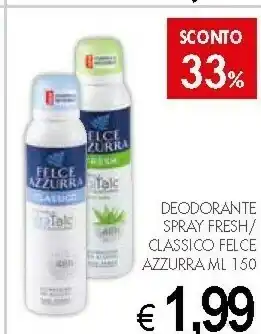 Crai Felce Azzurra Classic Unisex Deodorante Spray 150 Ml offerta