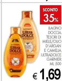 Crai Garnier Ultra Dolce Bagno Doccia Tesori Di Miele 500 Ml offerta