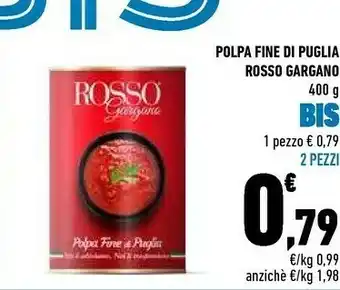 Conad Rosso gargano Polpa Fine Di Puglia offerta