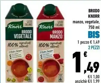 Conad Knorr Brodo offerta